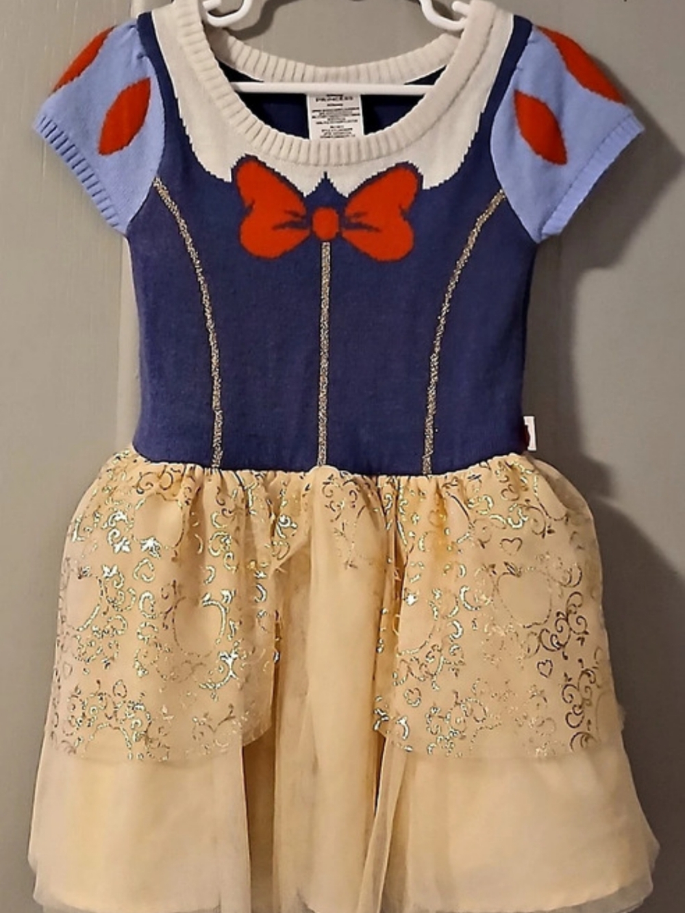Disney Princess Snow White Sweater Dress with Tulle Skirt